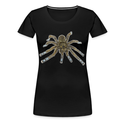 Frauen Basic T-Shirt Idiothele mira - Schwarz