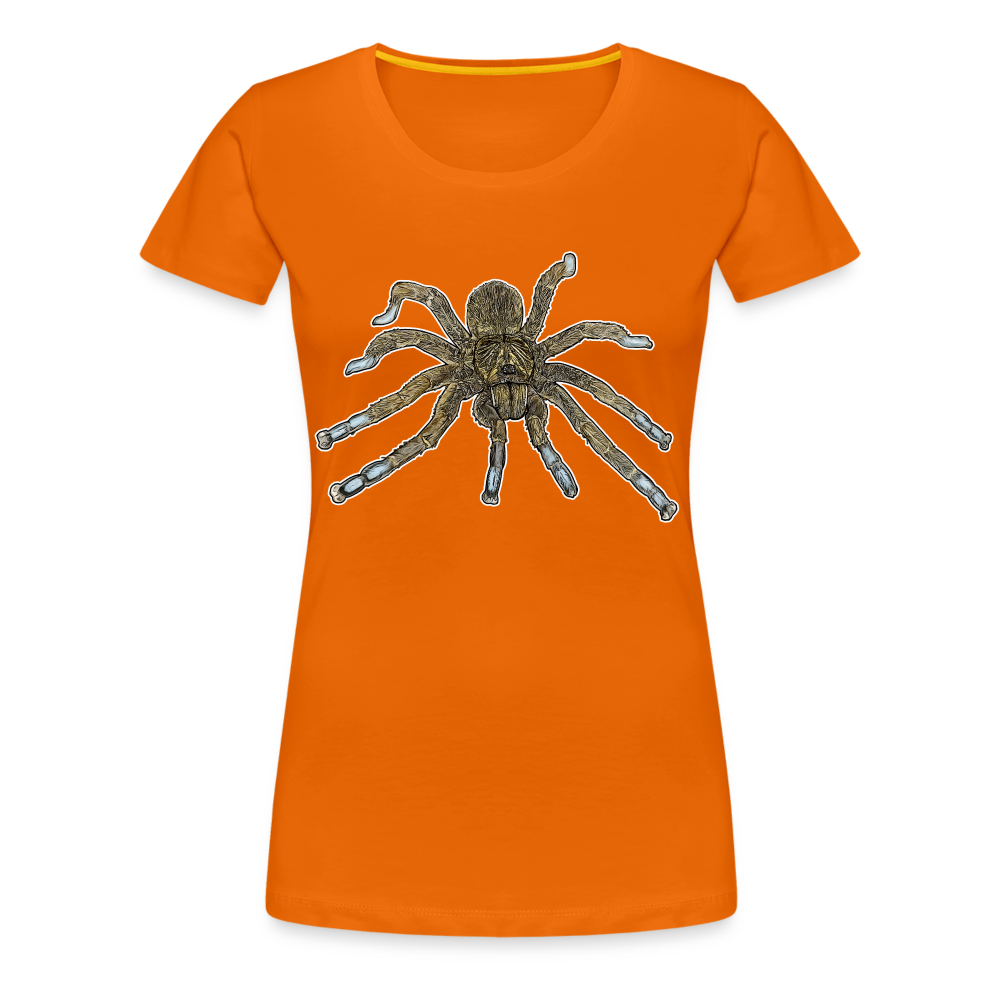 Frauen Basic T-Shirt Idiothele mira - Orange