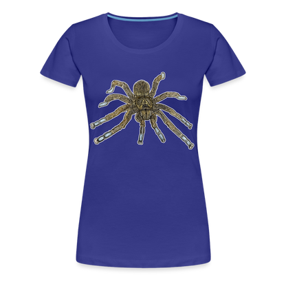 Frauen Basic T-Shirt Idiothele mira - Königsblau