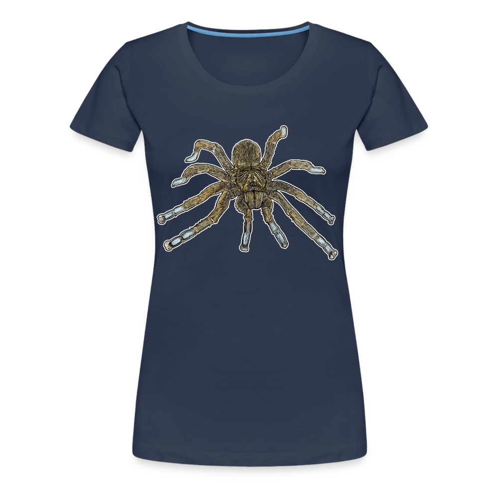 Frauen Basic T-Shirt Idiothele mira - Navy