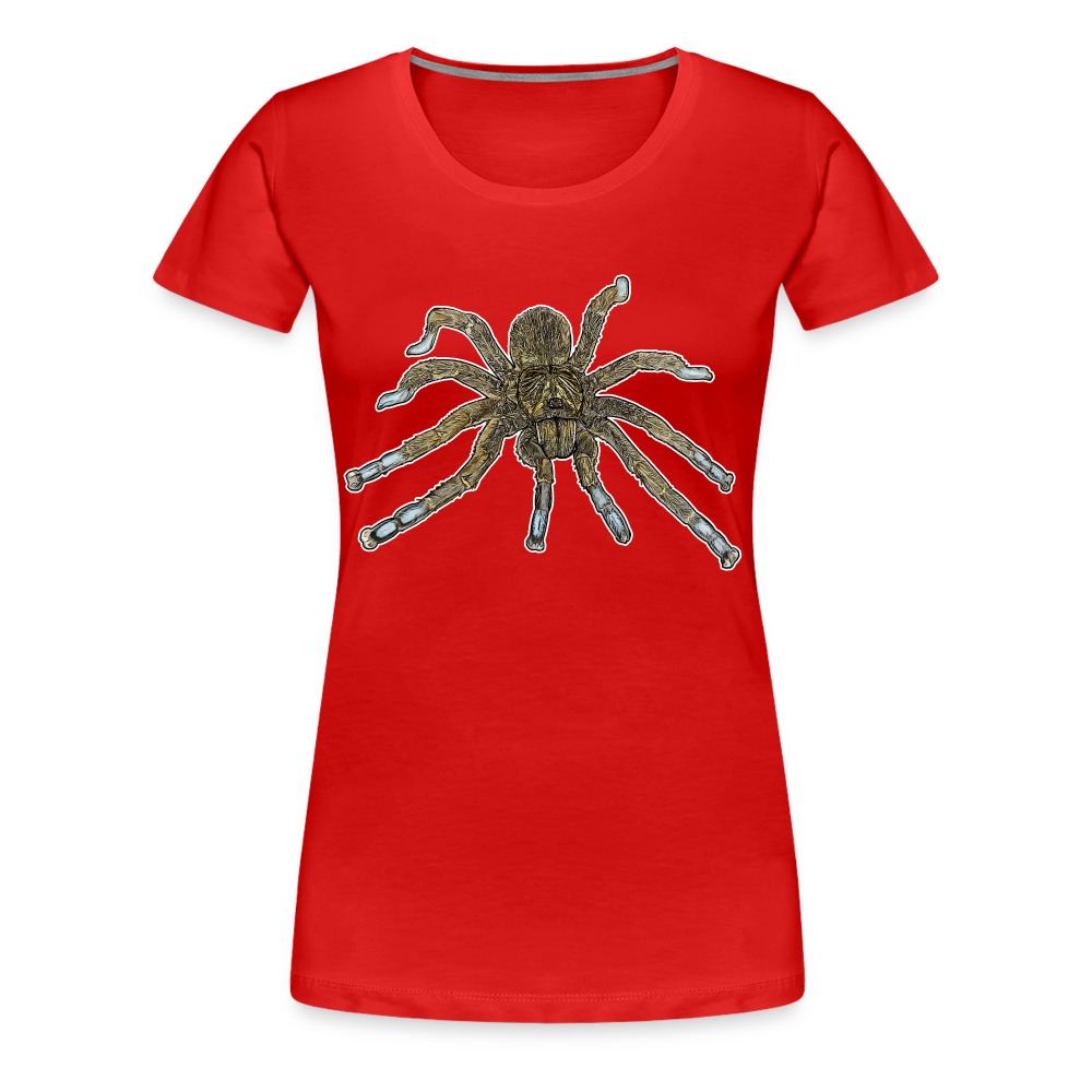 Frauen Basic T-Shirt Idiothele mira - Rot