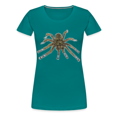 Frauen Basic T-Shirt Idiothele mira - Divablau