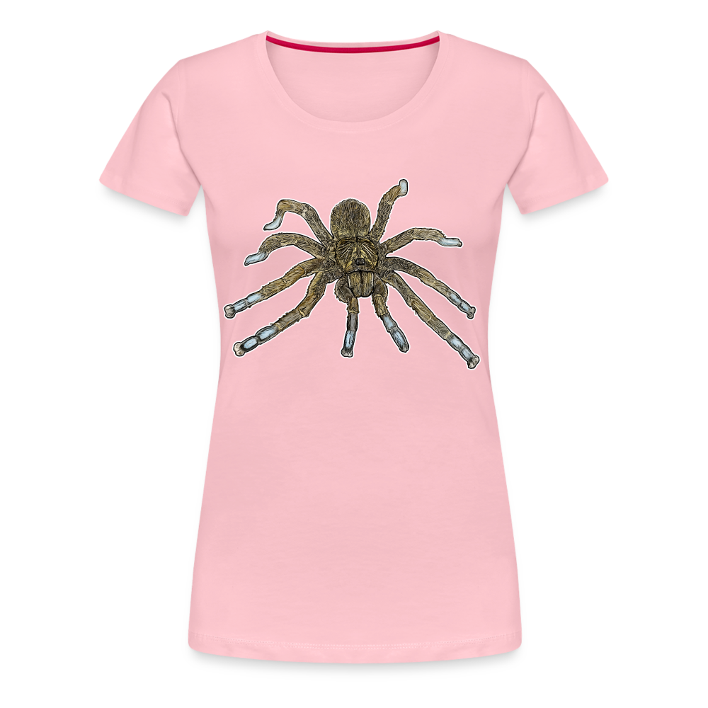 Frauen Basic T-Shirt Idiothele mira - Hellrosa