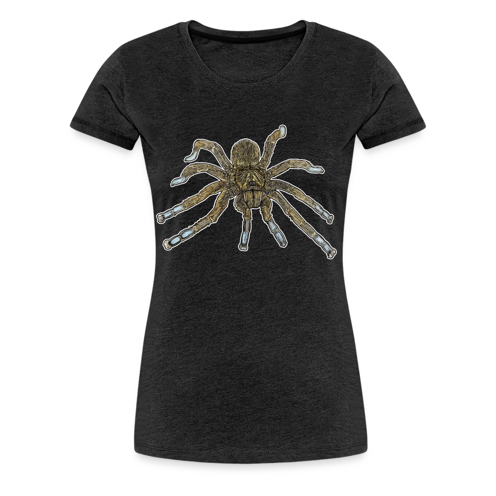 Frauen Basic T-Shirt Idiothele mira - Anthrazit