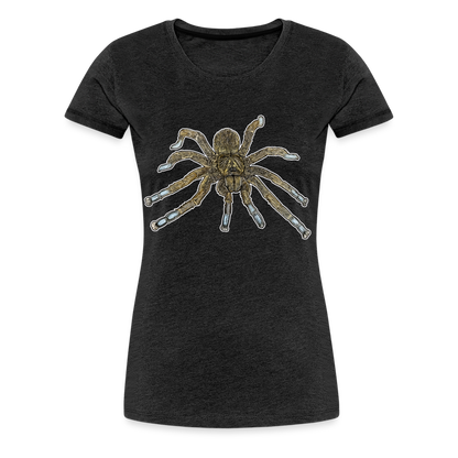 Frauen Basic T-Shirt Idiothele mira - Anthrazit