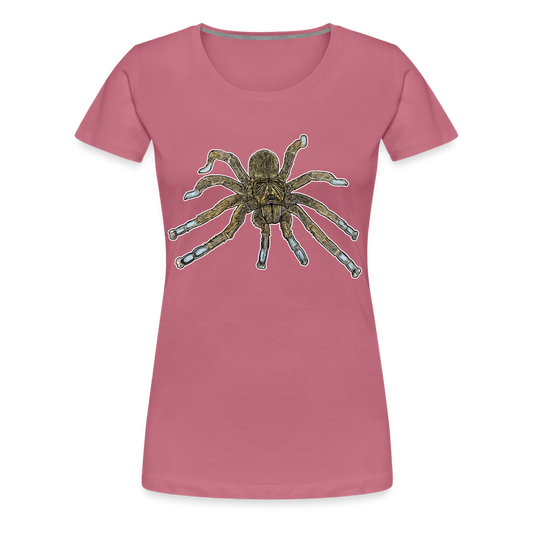 Frauen Basic T-Shirt Idiothele mira - Malve
