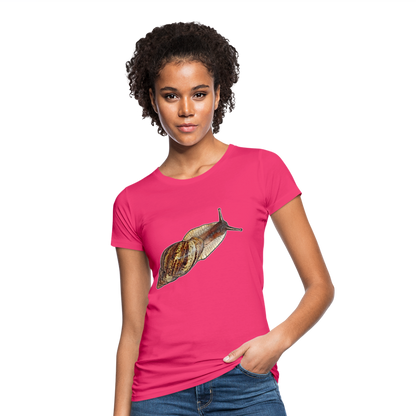 Frauen Bio-T-Shirt Achatina reticulata wildfarben - Neon Pink