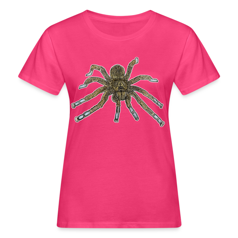 Frauen Bio-T-Shirt Idiothele mira - Neon Pink