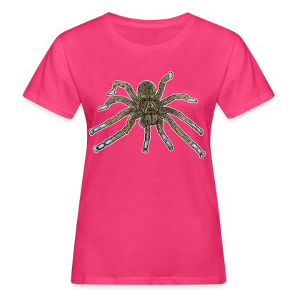 Frauen Bio-T-Shirt Idiothele mira - Neon Pink