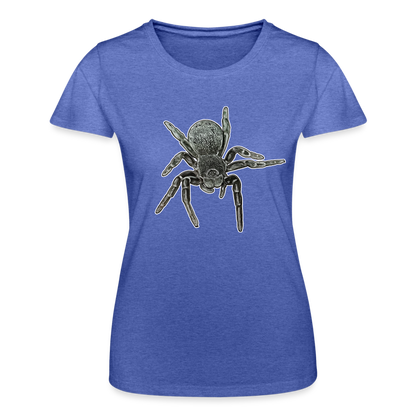Frauen Fruit of the Loom T-Shirt Eresus walckenaeri - Blau meliert