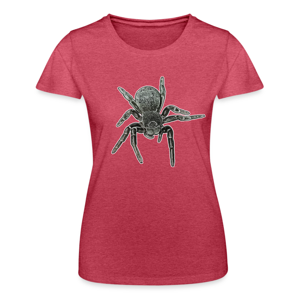 Frauen Fruit of the Loom T-Shirt Eresus walckenaeri - Rot meliert