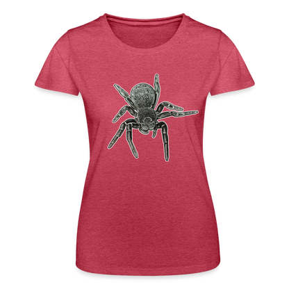 Frauen Fruit of the Loom T-Shirt Eresus walckenaeri - Rot meliert