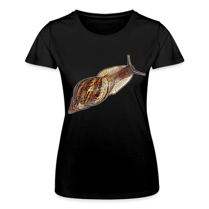 Frauen Fruit of the Loom T-Shirt Achatina reticulata wildfarben - Schwarz