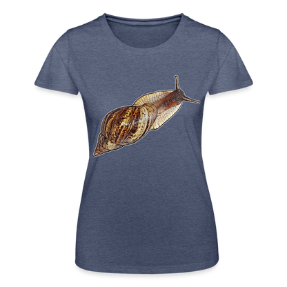Frauen Fruit of the Loom T-Shirt Achatina reticulata wildfarben - Navy meliert