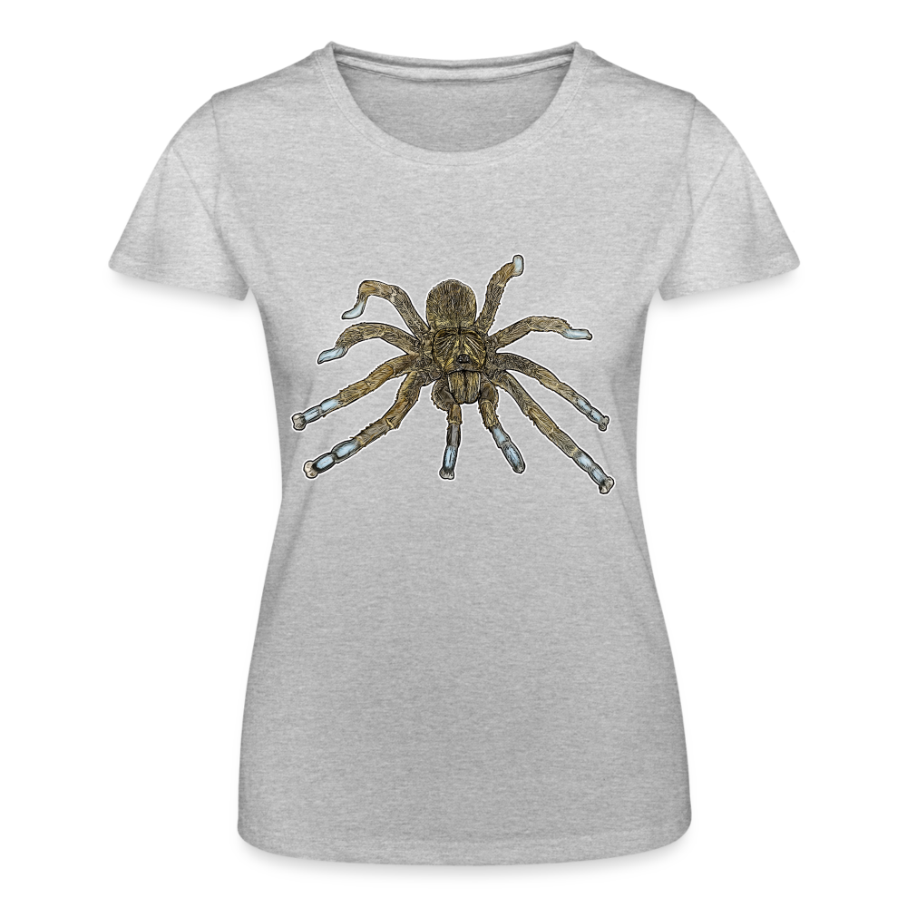 Frauen Fruit of the Loom T-Shirt Idiothele mira - Grau meliert