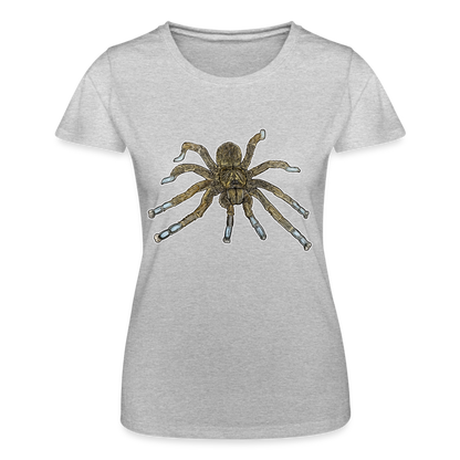 Frauen Fruit of the Loom T-Shirt Idiothele mira - Grau meliert