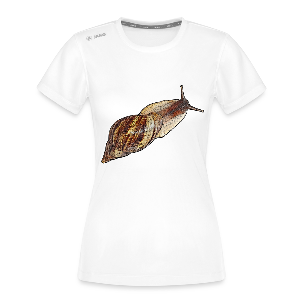 Frauen JAKO Sportswear T-Shirt Achatina reticulata wildfarben - weiß