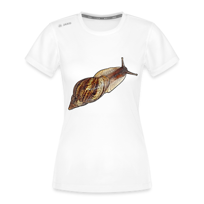 Frauen JAKO Sportswear T-Shirt Achatina reticulata wildfarben - weiß