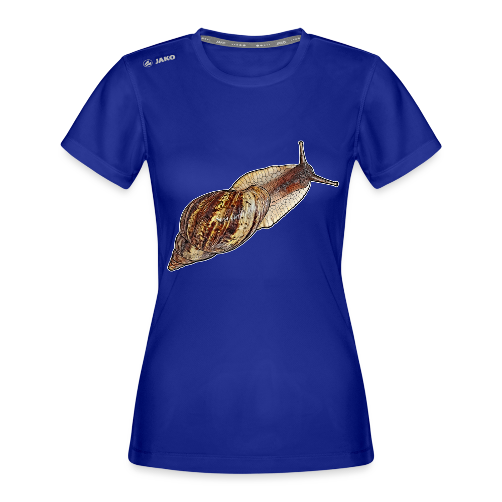 Frauen JAKO Sportswear T-Shirt Achatina reticulata wildfarben - Royalblau