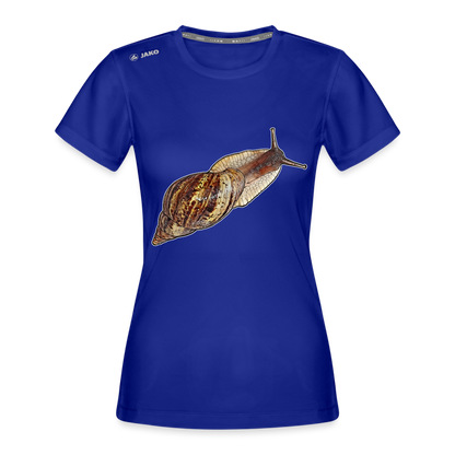 Frauen JAKO Sportswear T-Shirt Achatina reticulata wildfarben - Royalblau