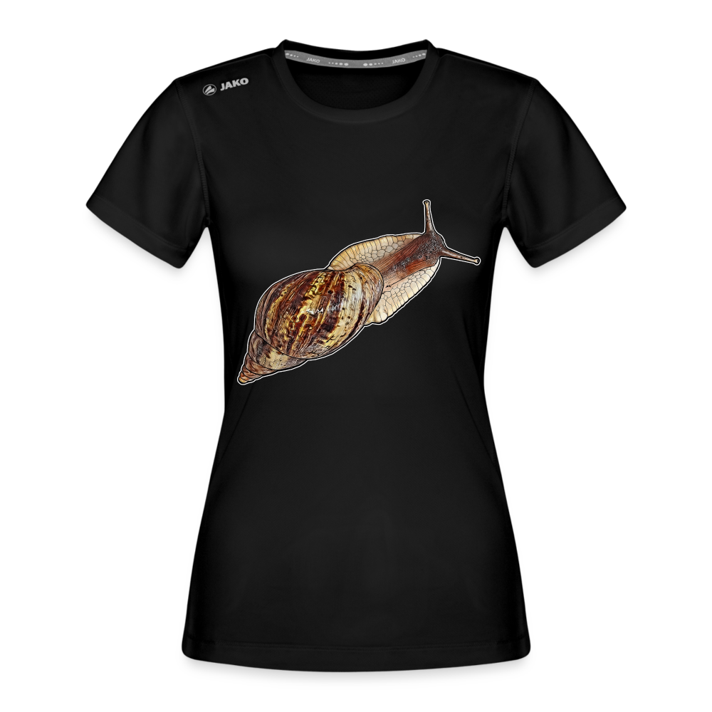 Frauen JAKO Sportswear T-Shirt Achatina reticulata wildfarben - Schwarz