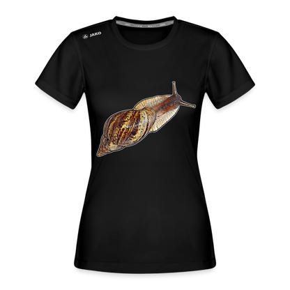 Frauen JAKO Sportswear T-Shirt Achatina reticulata wildfarben - Schwarz