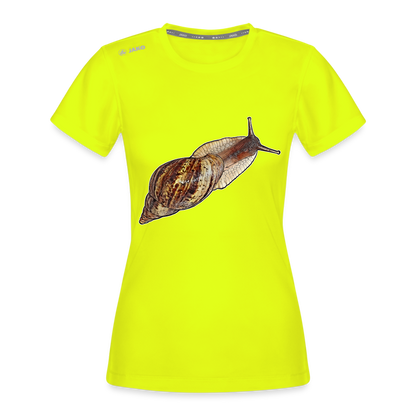 Frauen JAKO Sportswear T-Shirt Achatina reticulata wildfarben - Neongelb