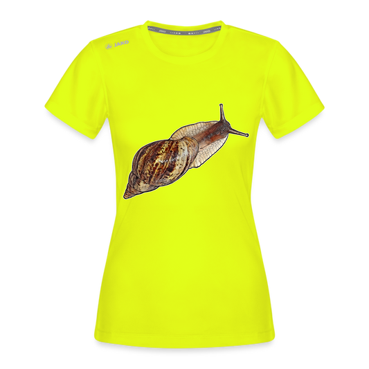 Frauen JAKO Sportswear T-Shirt Achatina reticulata wildfarben - Neongelb