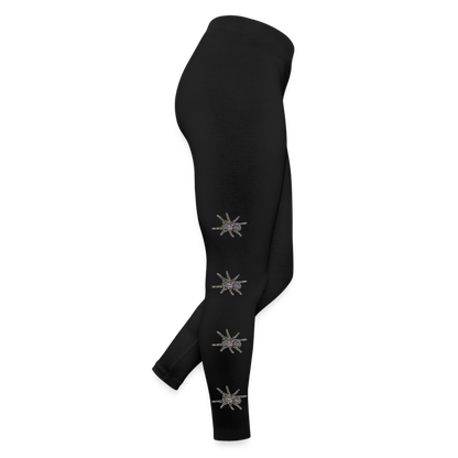 Frauen Jersey Leggings Grammostola pulchripes - Schwarz