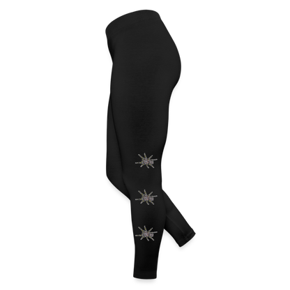 Frauen Jersey Leggings Grammostola pulchripes - Schwarz