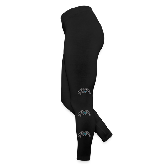 Frauen Jersey Leggings Phidippus regius Everglades male - Schwarz