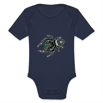 Baby Bio Body kurz Phidippus regius White Bahamas male - Dunkelnavy