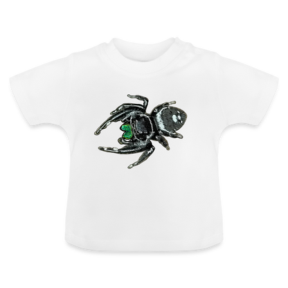 Baby T-Shirt Phidippus regius White Bahamas male - weiß