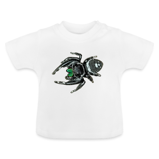 Baby T-Shirt Phidippus regius White Bahamas male - weiß