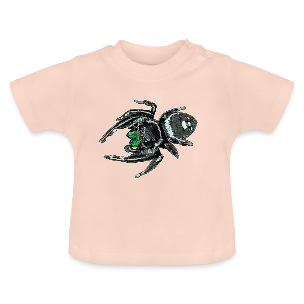 Baby T-Shirt Phidippus regius White Bahamas male - Kristallrosa