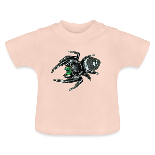 Baby T-Shirt Phidippus regius White Bahamas male - Kristallrosa