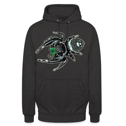 Unisex Hoodie Phidippus regius White Bahamas male - Anthrazit