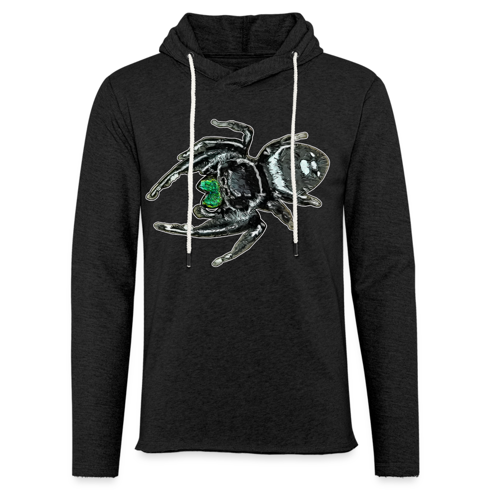 Unisex Kapuzensweatshirt Phidippus regius White Bahamas male - Anthrazit