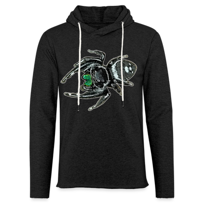 Unisex Kapuzensweatshirt Phidippus regius White Bahamas male - Anthrazit