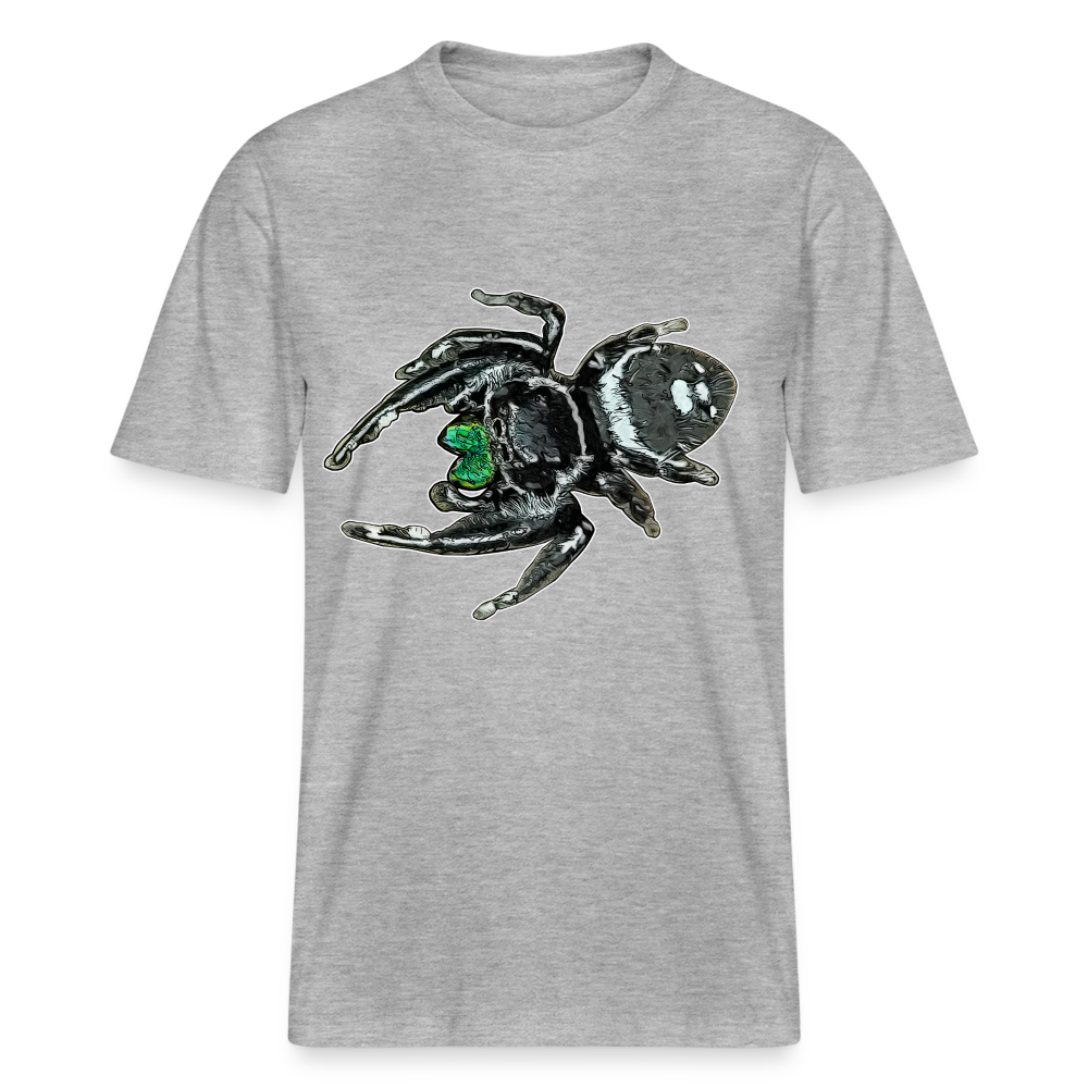 Unisex Stanley & Stella Bio-T-Shirt Phidippus regius White Bahamas male - Grau meliert