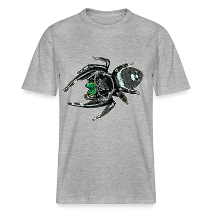 Unisex Stanley & Stella Bio-T-Shirt Phidippus regius White Bahamas male - Grau meliert