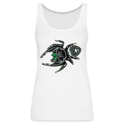 Frauen Tank Top Phidippus regius White Bahamas male - weiß