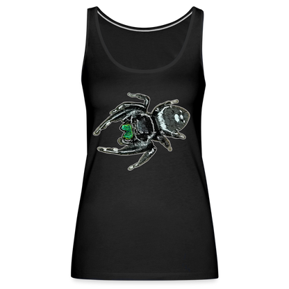 Frauen Tank Top Phidippus regius White Bahamas male - Schwarz