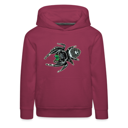 Kinder Hoodie Phidippus regius White Bahamas male - Bordeaux