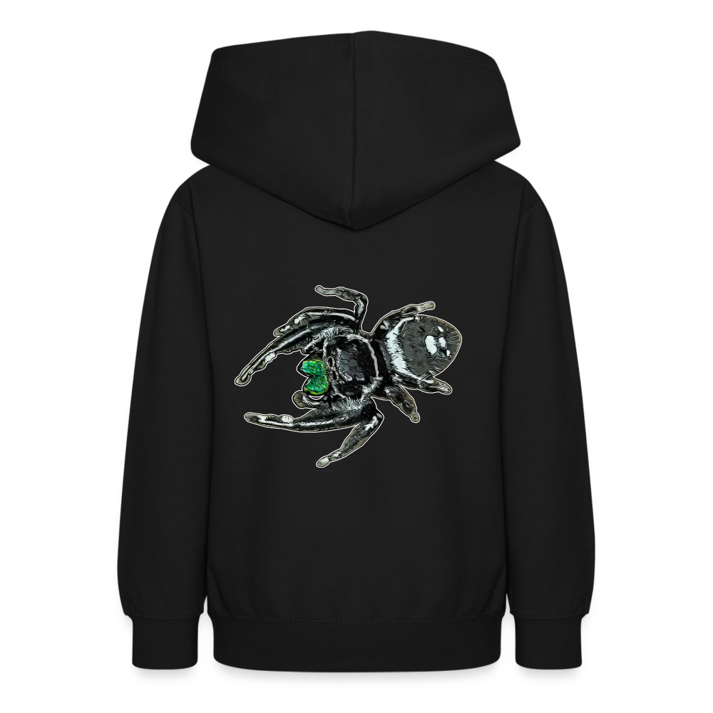 Teenager Hoodie Phidippus regius White Bahamas male - Schwarz