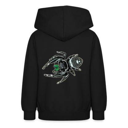 Teenager Hoodie Phidippus regius White Bahamas male - Schwarz