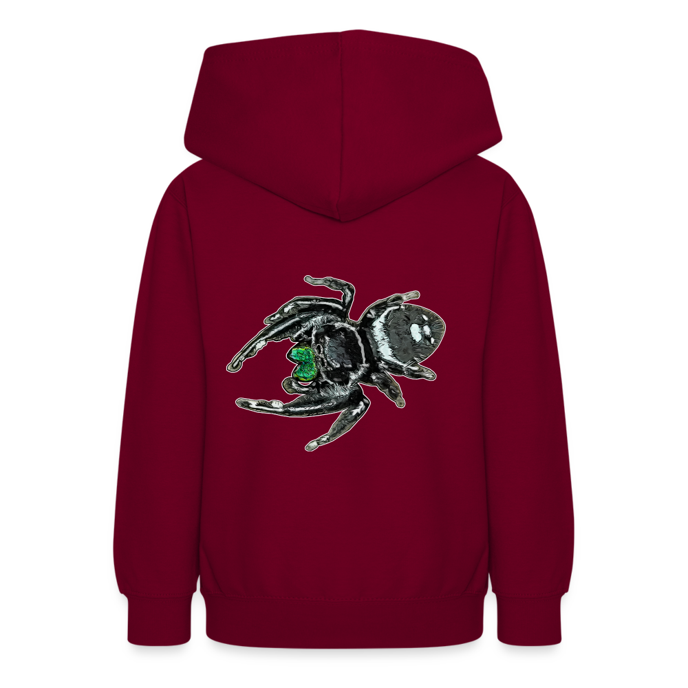 Teenager Hoodie Phidippus regius White Bahamas male - Bordeaux