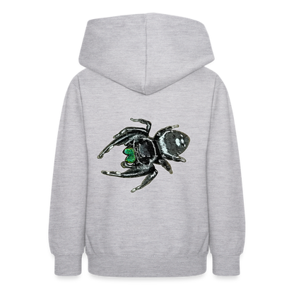 Teenager Hoodie Phidippus regius White Bahamas male - Hellgrau meliert