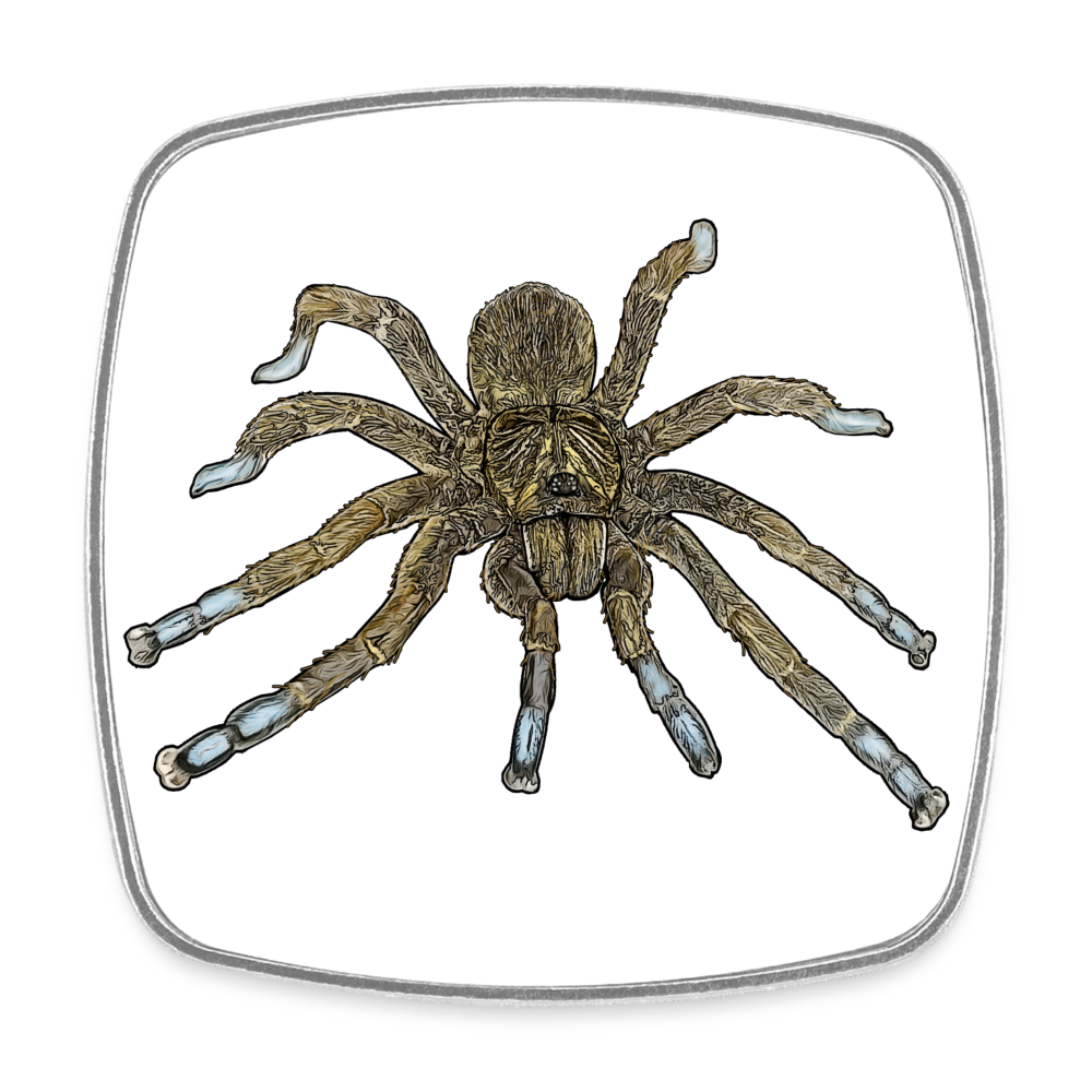 Kühlschrankmagnet eckig Idiothele mira - weiß