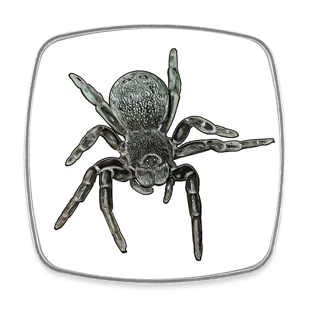 Kühlschrankmagnet eckig Eresus walckenaeri - weiß